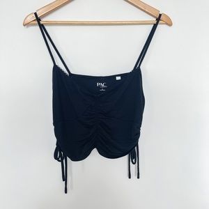 💫SOLD ON IG: PacSun Rouched Black Crop